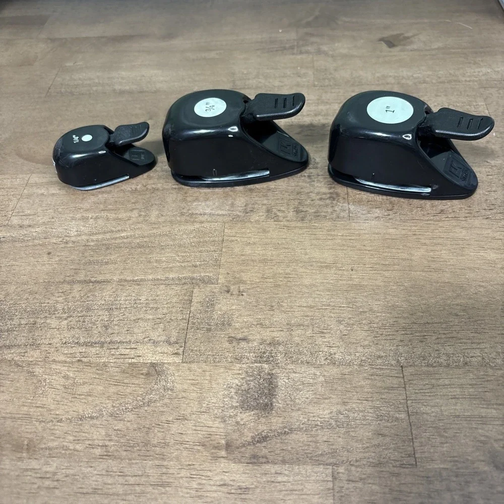 3 Stampin' Up! Circle Paper Shaper Punches 1/4